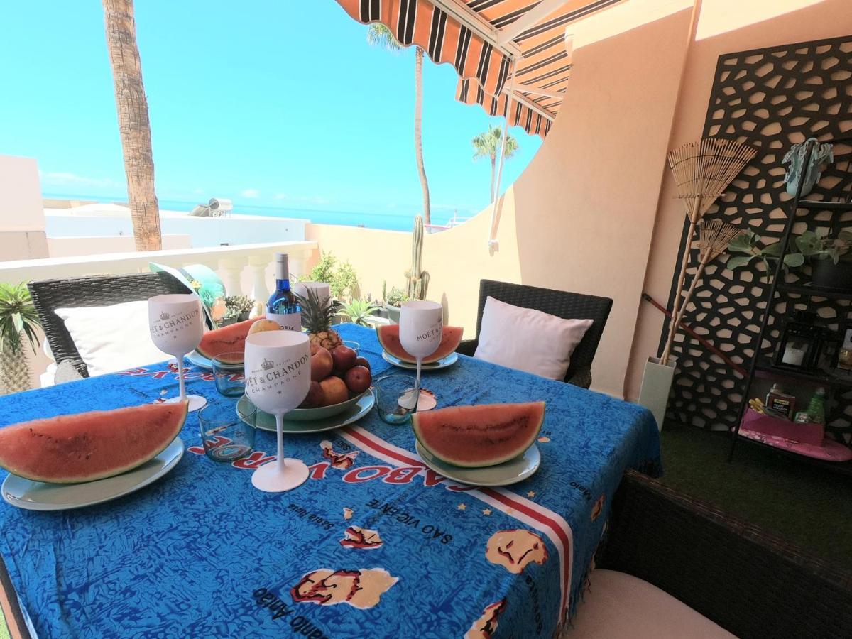Charming Sunset View Apt Heater Pool Costa Adeje Exterior foto